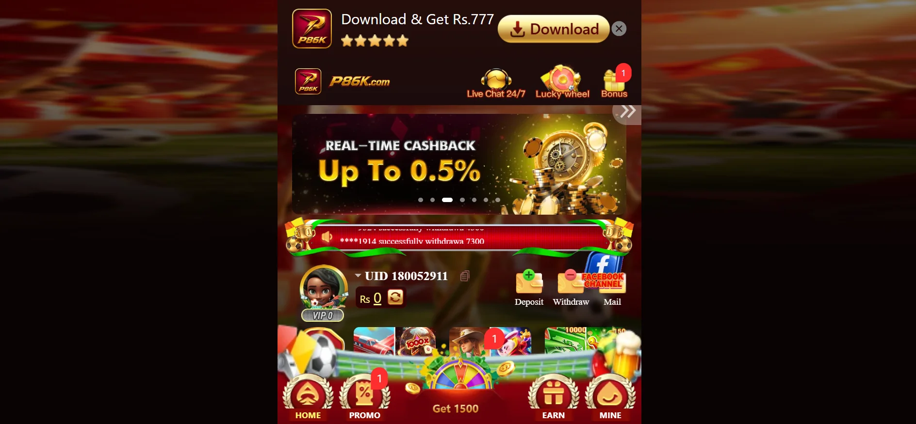 P86K GAME
